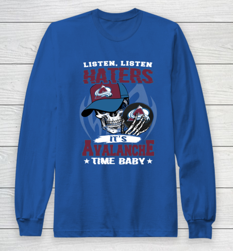 Listen Haters It is BLACKHAWKS Time Baby NHL Long Sleeve T-Shirt 6