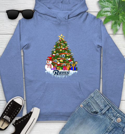 Los Angeles Rams Merry Christmas NFL Football Sports Youth Hoodie 12