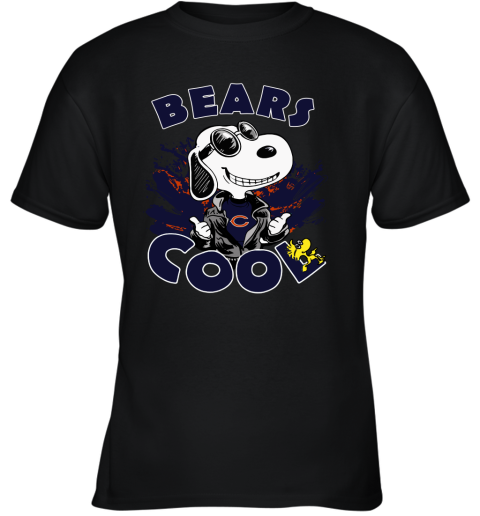 Chicago Bears Snoopy Joe Cool We're Awesome Youth T-Shirt
