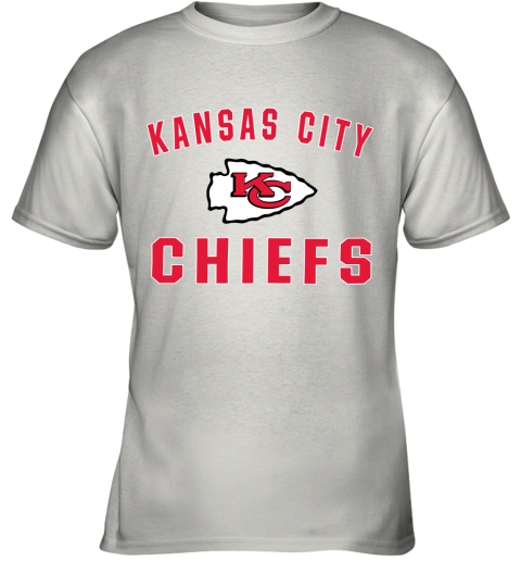 Kansas City Chiefs NFL Pro Line Gray Victory Arch Youth T-Shirt