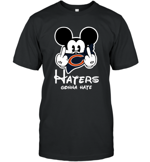 NFL Chicago Bears Haters Gonna Hate Mickey Mouse Disney Football T Shirt