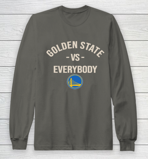 Golden State Warriors Vs Everybody Long Sleeve T-Shirt 5