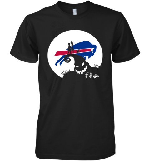 Buffalo Bills Jack Skellington And Sally Halloween Premium Men's T-Shirt