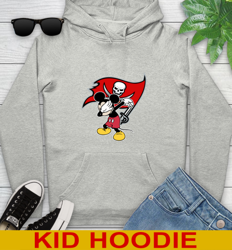 Tampa Bay Buccaneers NFL Football Dabbing Mickey Disney Sports Youth Hoodie