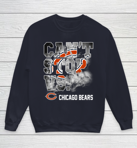 NFL Chicago Bears Can't Stop Vs Youth Sweatshirt 3 NFL Chicago Bears Can't Stop Vs Youth Sweatshirt - Image 3