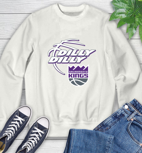 NBA Sacramento Kings Dilly Dilly Basketball Sports Sweatshirt