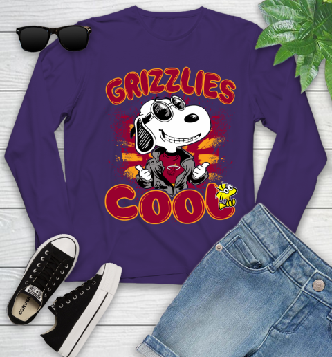 NBA Basketball Miami Heat Cool Snoopy Shirt Youth Long Sleeve 4