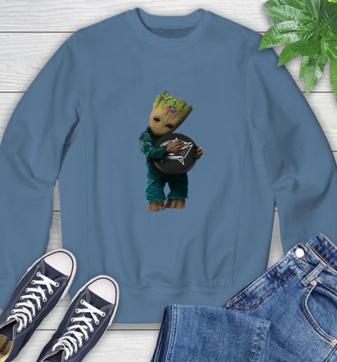 NHL Groot Guardians Of The Galaxy Hockey Sports Columbus Blue Jackets Sweatshirt 7