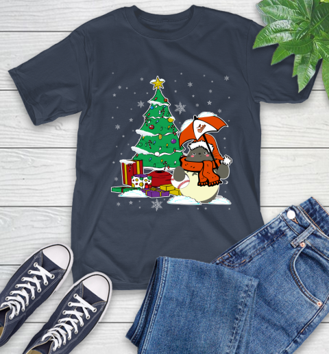 Baltimore Orioles MLB Baseball Cute Tonari No Totoro Christmas Sports T-Shirt 3