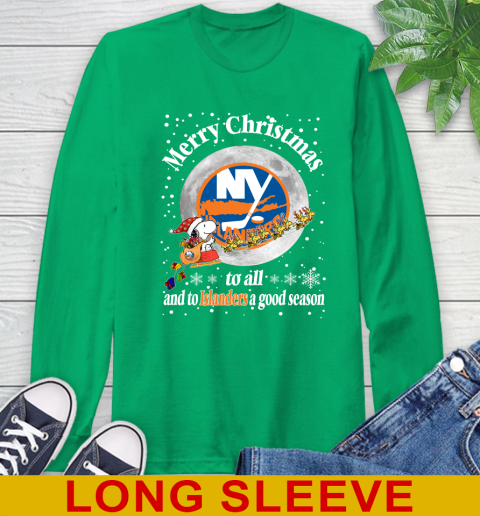 New York Islanders Merry Christmas To All And To Islanders A Good Season NHL Hockey Sports Long Sleeve T-Shirt 8