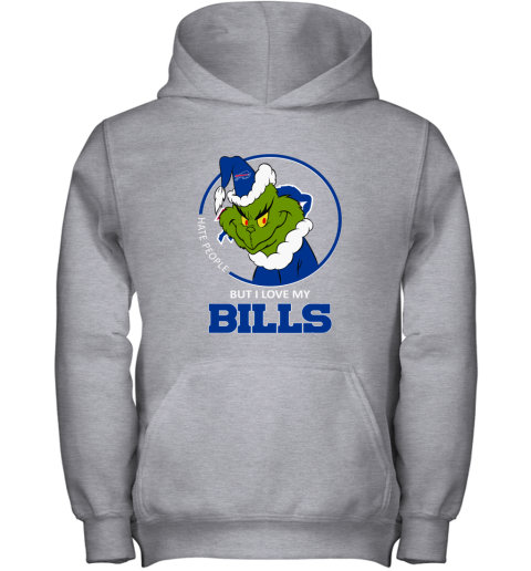 wvgu i hate people but i love my buffalo bills grinch nfl youth hoodie 43 front sport grey