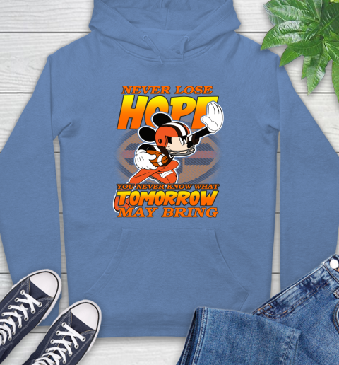 Cleveland Browns NFL Football Mickey Disney Never Lose Hope Hoodie 11