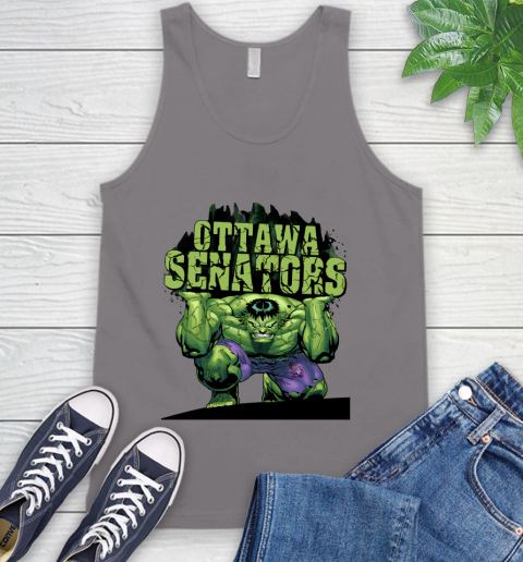 Ottawa Senators NHL Hockey Incredible Hulk Marvel Avengers Sports Tank Top - Image 8