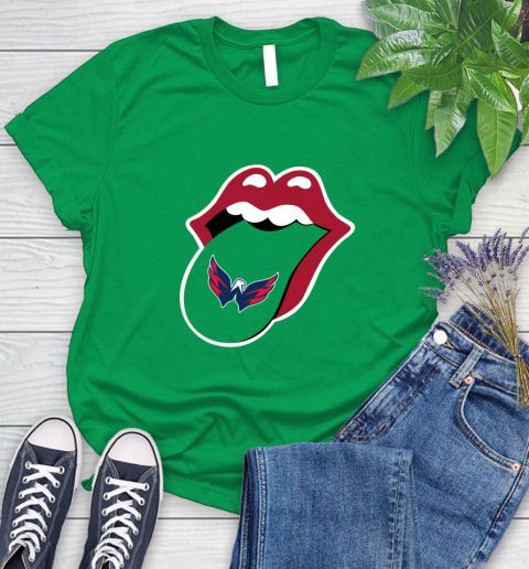 Washington Capitals NHL Hockey Lips I Root For My Team Adoring Fan 96