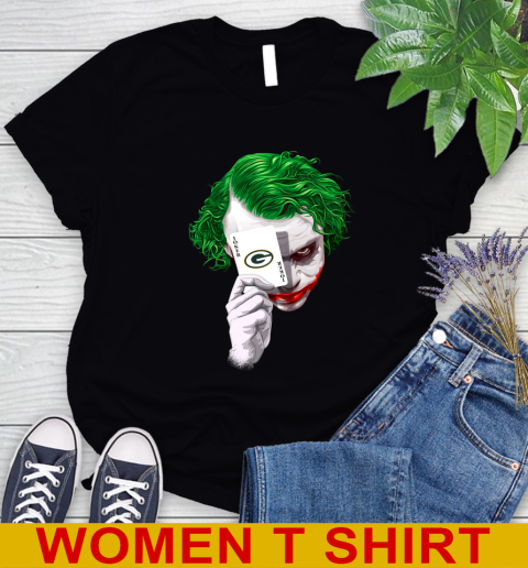 Green Bay Packers NFL Football Joker Card Shirt Women's T-Shirt
