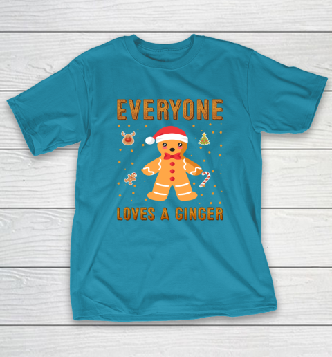 Everyone Loves A Ginger Funny Christmas T-Shirt 7