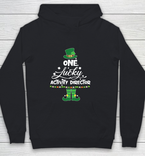 One Lucky Activity Director ELF St Patrick s Day Youth Hoodie