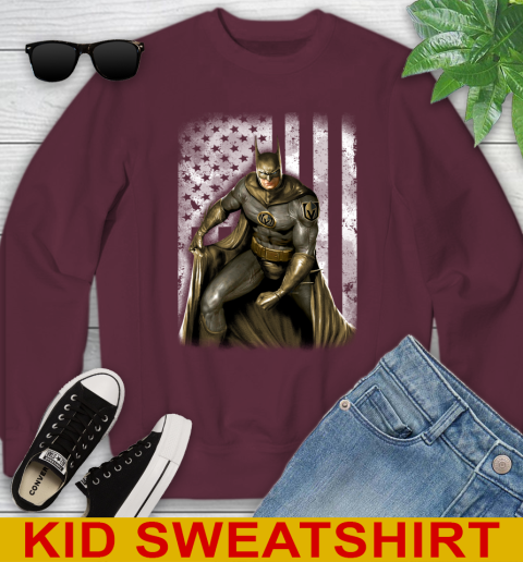 Vegas Golden Knights NHL Hockey Batman DC American Flag Shirt Youth Sweatshirt 4