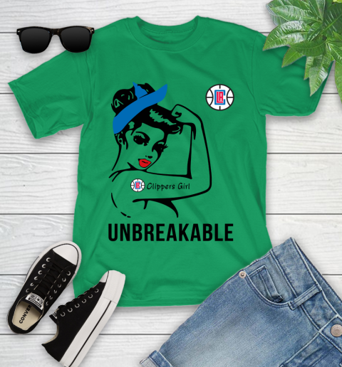 NBA Los Angeles Clippers Girl Unbreakable Basketball Sports Youth T-Shirt 3