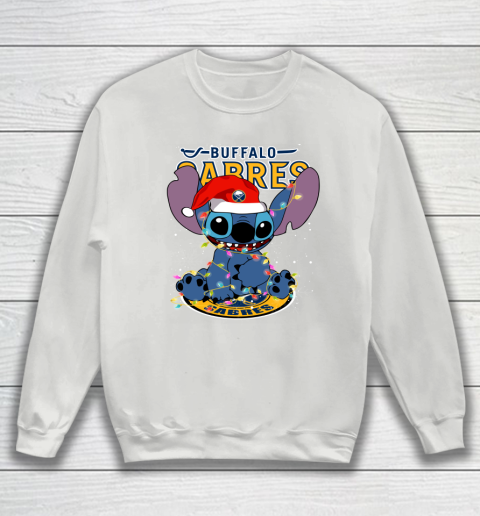 Buffalo Sabres NHL Hockey noel stitch Christmas Sweatshirt 3