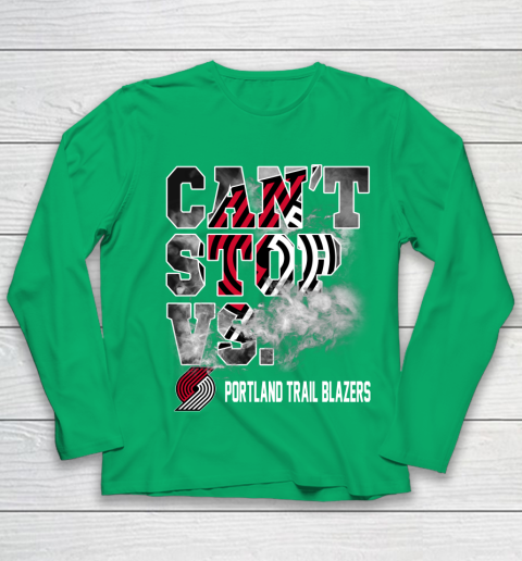 NBA Portland Trail Blazers Basketball Can't Stop Vs Youth Long Sleeve 4
