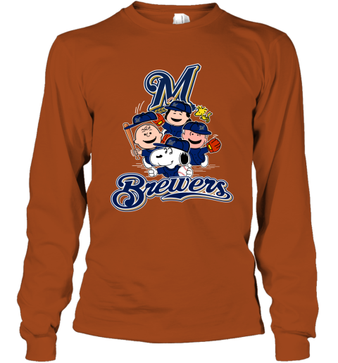 MLB Milwaukee Brewers Snoopy Charlie Brown Woodstock The Peanuts