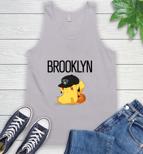 NBA Pikachu Basketball Sports Brooklyn Nets Tank Top 4