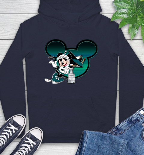 NHL San Jose Sharks Stanley Cup Mickey Mouse Disney Hockey T Shirt Hoodie 4