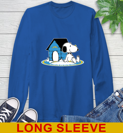 NFL Football Los Angeles Chargers Snoopy The Peanuts Movie Shirt Long Sleeve T-Shirt 9