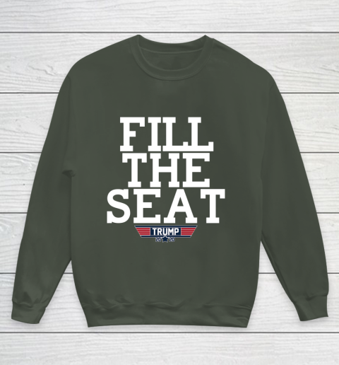 FILL THE SEAT TRUMP 2020 Youth Sweatshirt 8