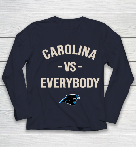 Carolina Panthers Vs Everybody Youth Long Sleeve 2