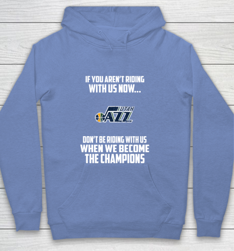 NBA Utah Jazz Basketball We Become The Champions Youth Hoodie 8