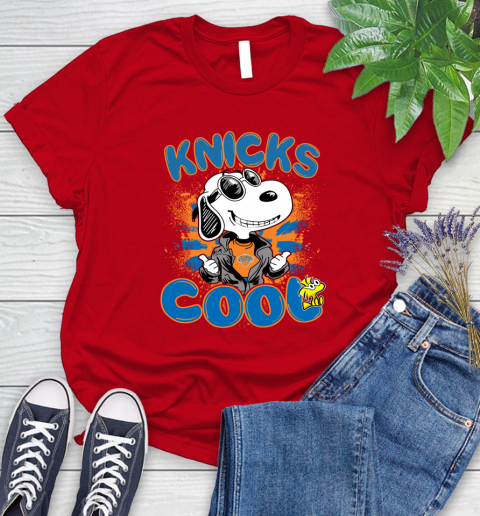 NBA Basketball New York Knicks Cool Snoopy Shirt Women's T-Shirt 11