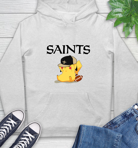 NFL Pikachu Football Sports New Orleans Saints Hoodie