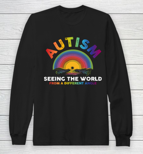 Autism Seeing The World Funny Autism Awareness (2) Long Sleeve T-Shirt