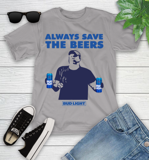 Always Save The Bees Beers Bud Light Jeff Adams Beers Over Baseball Youth T-Shirt 2