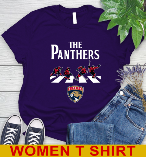 NHL Hockey Florida Panthers The Beatles Rock Band Shirt Women's T-Shirt 4