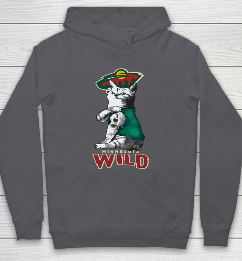 NHL My Cat Loves Minnesota Wild Hockey Hoodie 4