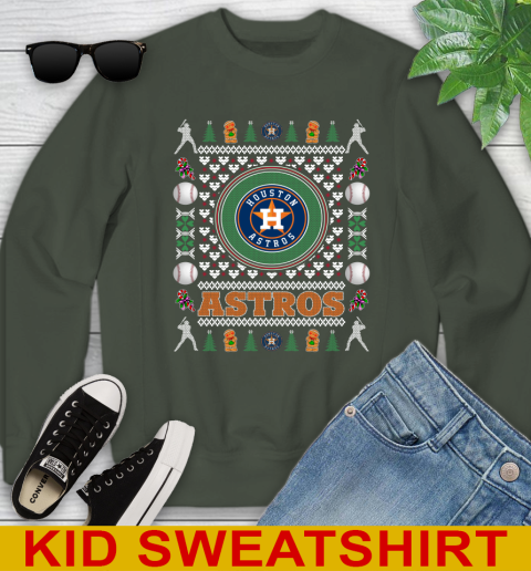 Houston Astros Merry Christmas MLB Baseball Loyal Fan Youth Sweatshirt 8