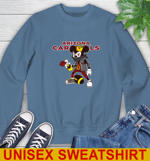 Arizona Cardinals NFL Football Mickey Peace Sign Sports Sweatshirt 8