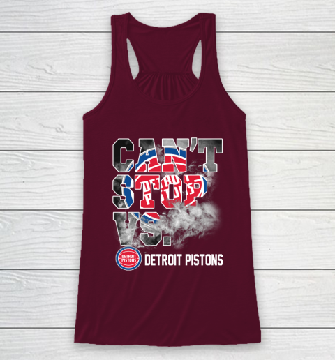 NBA Detroit Pistons Basketball Can't Stop Vs Racerback Tank 2