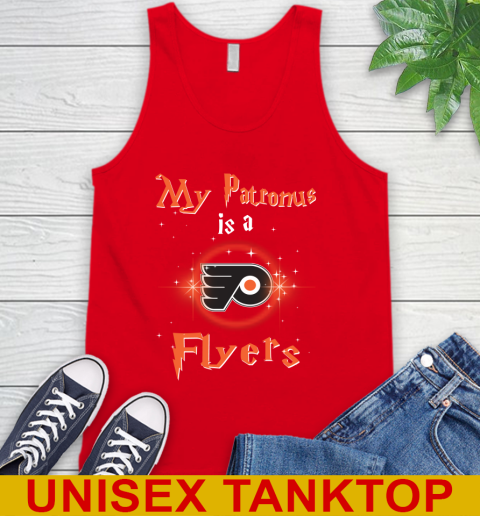 NHL Hockey Harry Potter My Patronus Is A Philadelphia Flyers Tank Top 5