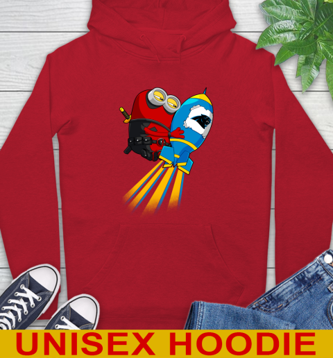 NFL Football Carolina Panthers Deadpool Minion Marvel Shirt Hoodie 10