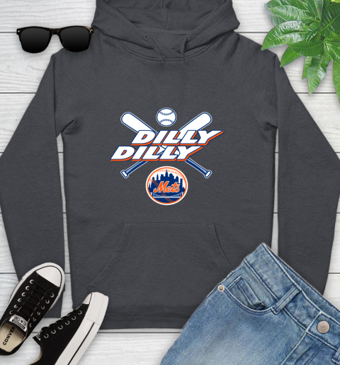 MLB New York Mets Dilly Dilly Baseball Sports Youth Hoodie 8
