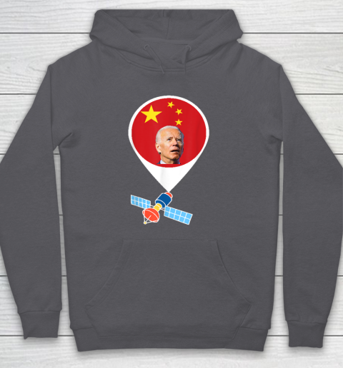 Chinese Spy Balloon Funny Surveillance Joe Biden China Flag Hoodie 4