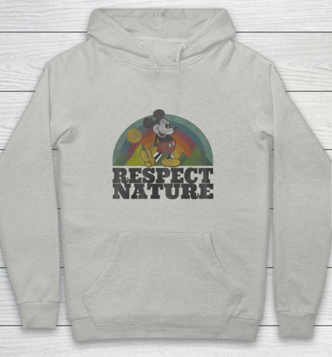 Disney Mickey Friends Mickey Mouse Respect Nature Rainbow Youth Hoodie