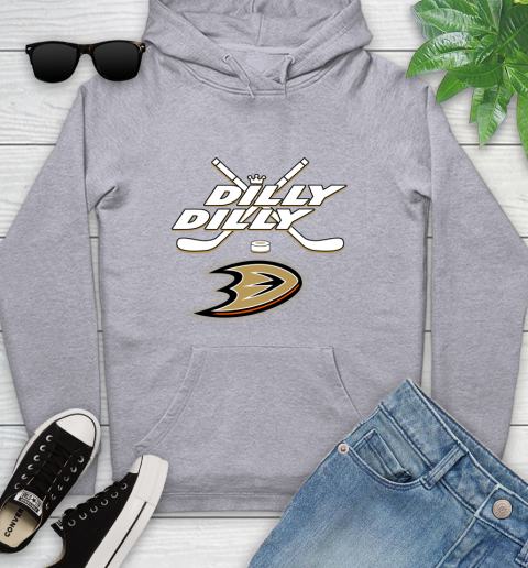 NHL Anaheim Ducks Dilly Dilly Hockey Sports Youth Hoodie 6