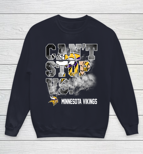 NFL Minnesota Vikings Can't Stop Vs Youth Sweatshirt 2