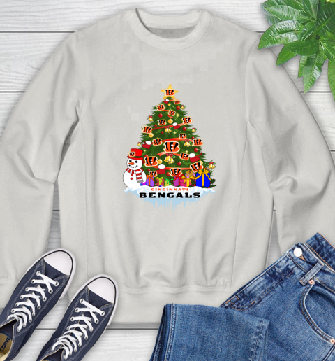 Cincinnati Bengals Merry Christmas NFL Football Sports Sweatshirt 12
