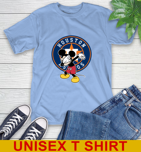 Houston Astros MLB Baseball Dabbing Mickey Disney Sports T-Shirt 11